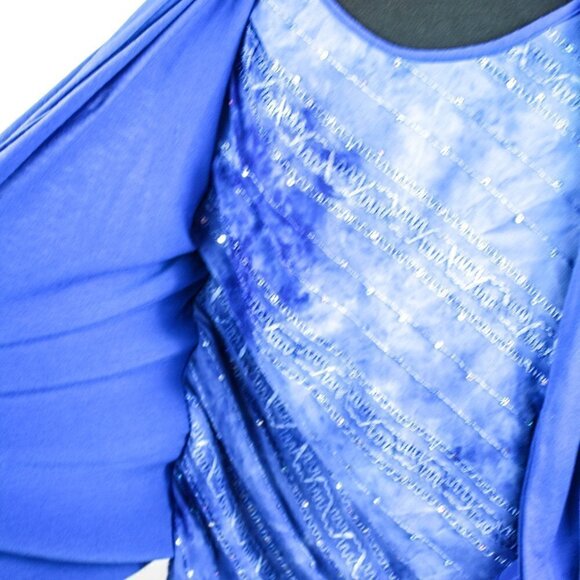 Notations Top Cardigan Combo Blue Sequins … - Picture 5 of 6